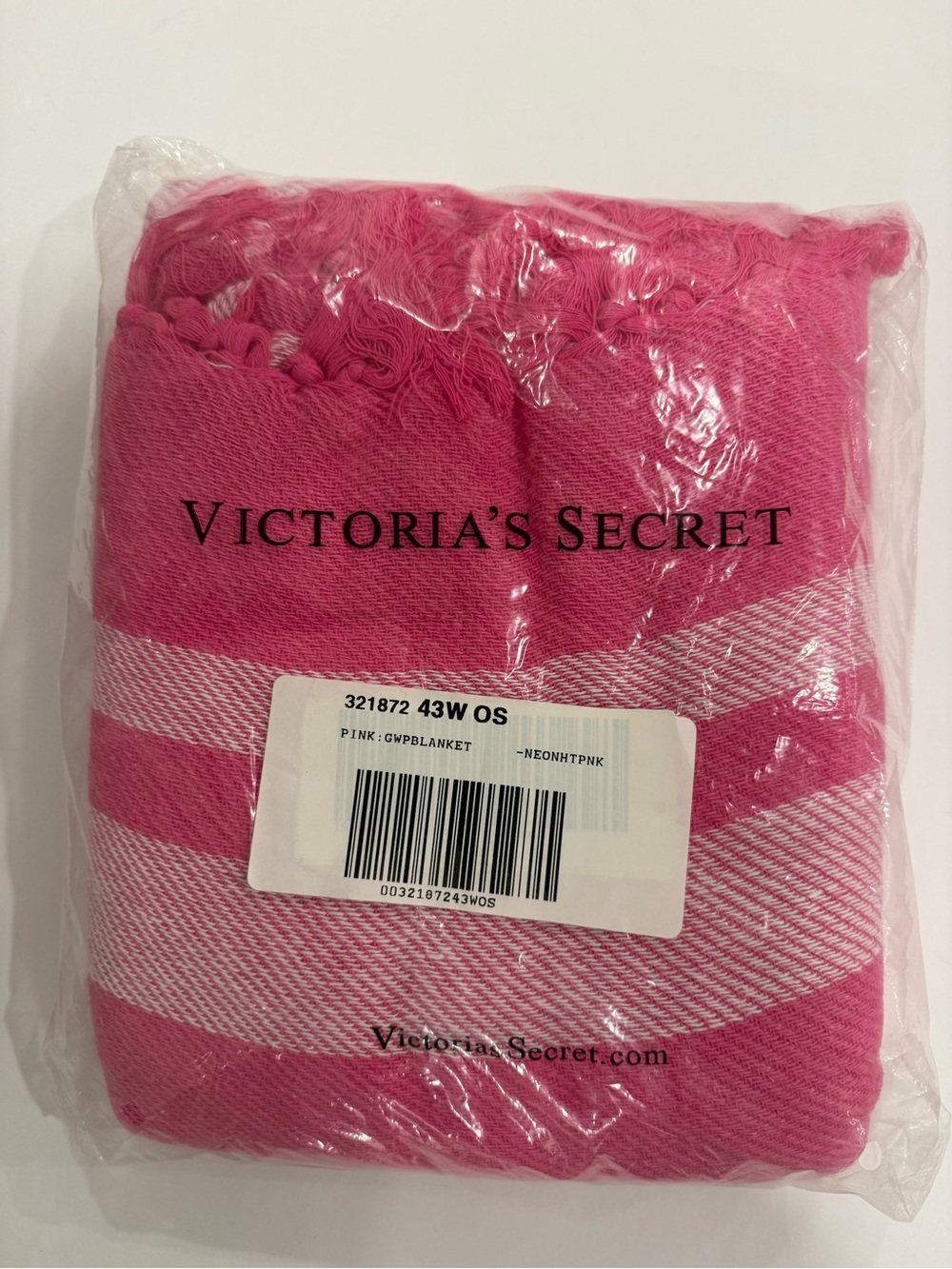 NEW‼️Victoria’s Secret “PINK” Beach Blanket Throw 50”x60”